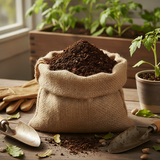 Organic vermicompost fertilizer